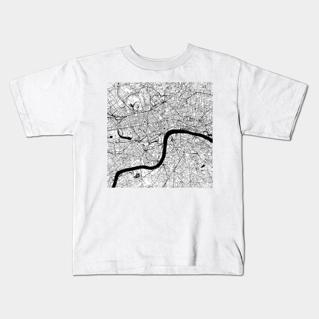 Streets of London Kids T-Shirt by Ideacircus